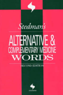  Stedman''s Alternative Medicine Words (Cover Image)