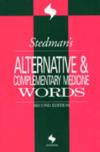  Stedman''s Alternative Medicine Words (Cover Image)