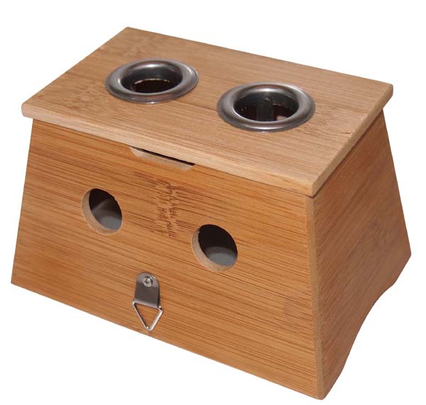  Wooden Moxa Box (Medium: 2 Moxa Stick Holes) (Wooden Moxa Box (Medium: 2 Moxa Stick Holes))