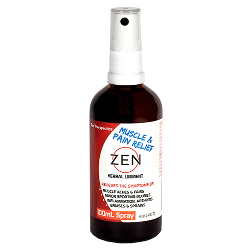  Zen Herbal Liniment (100ml) Spray (Zen Therapeutic Tincture Liniment (100ml) Spray Pack)