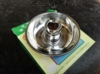  Moxa Holder / Extinguisher and Ash Collector Tray  (Moxa Holder/ Extinguisher (with notched top) Brass & chrome plated)